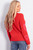 Miss Shorthair- Millie Wool Blend Jumper ~ Red/Fuchsia Love Hearts