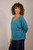 Lurex Batwing Top ~ Teal