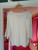 V-Neck Short Sleeved Top ~ Cream