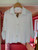 Washed Linen One Pocket Cropped Top ~ White
