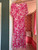 Mono Flower Maxi Dress ~ Fuchsia