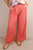 Plain Wide Leg Trousers ~ Rose