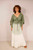 Tie Dye Flute Sleeve Maxi Dress ~ Khaki