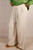 Plain Wide Leg Trousers ~ Beige