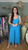 Strappy Plain Jumpsuit ~ Turquoise