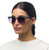 OKKIA - Sunglasses - OK012-TSM - Transparent Grey
