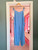 G7 Washed Linen Adj Strap Side Pocket Jumpsuit  Denim Blue