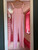 Striped dungarees ~ Dusty Pink