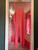Striped dungarees ~ Coral