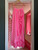 Strap Dress with Front Frill ~ Fuchsia