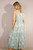 Swirl Sleeveless Maxi Dress ~ Teal