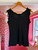 Frill Vest ~ Black