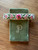 Mint Floral Vine Embroidered , Single Hair Berrette