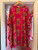 Beach Cover Up ~ Ikat Tigers Fuchsia