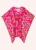 Beach Cover Up ~ Ikat Tigers Fuchsia