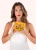 Velvet Mini Pouch ~ Brilliant Bumblebee