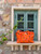 The Islander ~ Oranges Large Zipped Tote