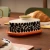 Orla Kiely ~ Sycamore Stripe Butter Dish Orange