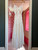 Embroidered Lace Adjustable Strap Tie Back Tiered Dress ~ White