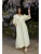 Livie Puff Sleeve Linen Dress ~ Yellow