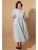 Livie Puff Sleeve Linen Dress ~ Sky Blue