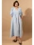 Livie Puff Sleeve Linen Dress ~ Sky Blue