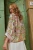 One Hundred Stars Short Kimono ~ Boho Garden Ecru