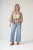 One Hundred Stars Short Kimono ~ Boho Garden Ecru