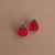 Garden lady bug earrings