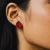 Garden lady bug earrings