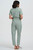 Billy Boilersuit ~ Green/White Narrow Stripe