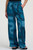 Trinny Wide Leg Trousers ~ Teal, Ocean Racer