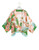 One Hundred Stars Short Kimono ~ Kitsch Bouquet Green