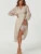 Floral Print Long Sleeve Maxi Dress