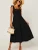 Hem Detail Tiered Maxi Dress ~ Black - MEDIUM ONLY