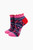 Lobster in Love Bamboo Trainer Socks Navy Blue