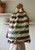 Mint & Wight ~ Striped Grey Rope Handle Bag