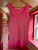 Lace Trim Ribbed Cotton Vest ~ Pink