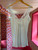 Lace Trim Satin Vest ~ Beige