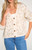 Leopard Print Italian Wool Blend Jumper ~ Cream/Beige