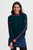 Rozalia Jumper Dark Jade, Hot Pink Trim
