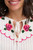 Nessie Scallop Collar Blouse Off-White, Blooming Roses
