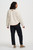 Alana button fleece off white