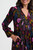 Indi Mini Smock Dress Black, Jungle Panther