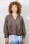 French Tuck Shirt ~ Chocolate