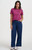 Maggie T-Shirt ~ Brown Magenta Striped Leopard