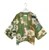 One Hundred Stars Short Kimono ~ Rhodoleia Green