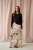 One Hundred Stars A-Line Maxi Skirt ~ Hummingbird Nude