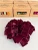 **PREORDER** Mother of pearl handmade velvet ribbon chain ~ burgundy