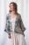 One Hundred Stars Short Kimono ~ Rosa Blue